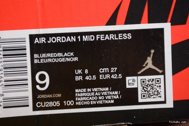Fearless Blue Mid CU2805-100 Air Jordan 1 SE the Great 0728